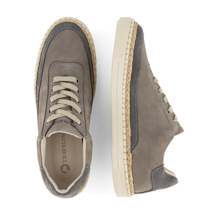 Travelin' Omage - Leren Sneakers - Dames - Grijs