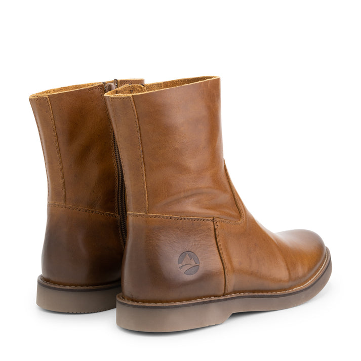 Travelin' Pleubian - Enkellaars - Dames - Cognac