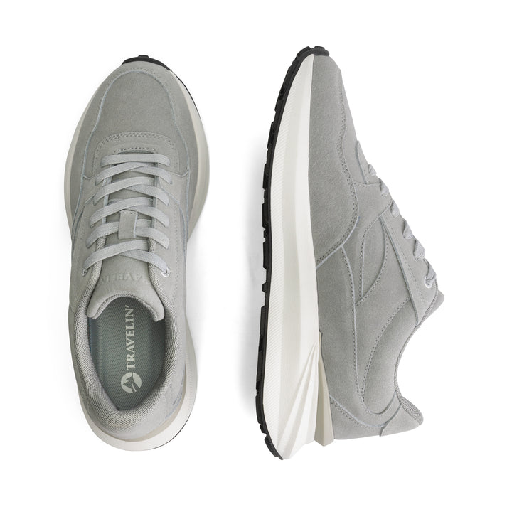 Travelin' Ramsgate - Suède Sneakers - Heren - Lichtgrijs