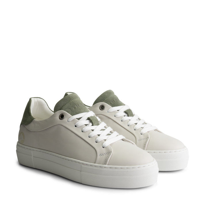 travelin' Santec - Leren sneakers - Dames - Groen
