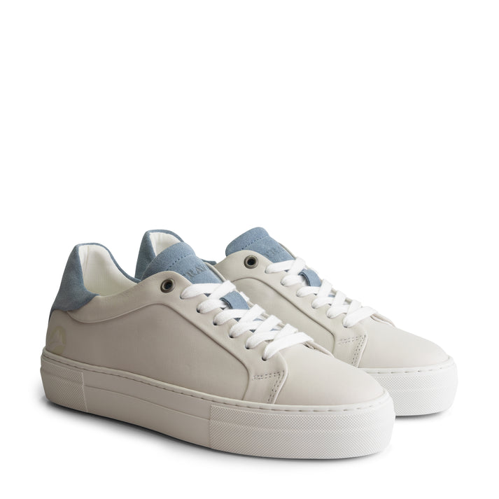 travelin' Santec - Leren sneakers - Dames - Lichtblauw