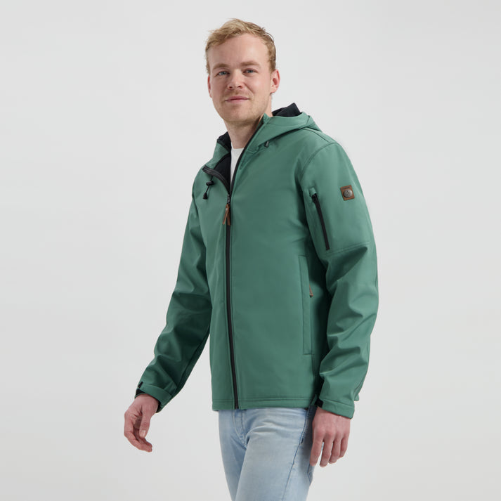 Travelin' Sverre - Softshell Jas - Heren - Groen