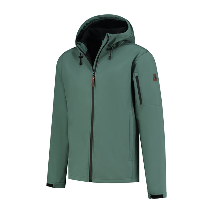 Travelin' Sverre - Softshell Jas - Heren - Groen