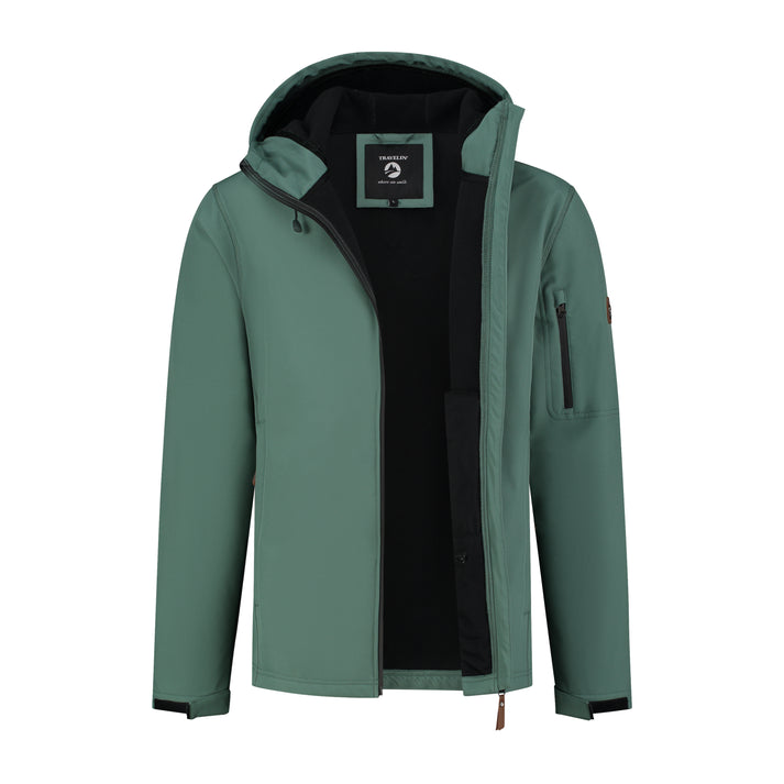 Travelin' Sverre - Softshell Jas - Heren - Groen