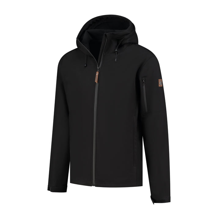 Travelin' Sverre - Softshell Jas - Heren - Zwart