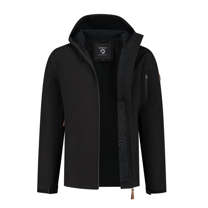 Travelin' Sverre - Softshell Jas - Heren - Zwart