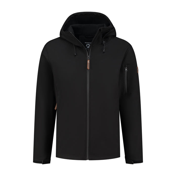 travelin' Sverre - Softshell jas - Heren - Zwart