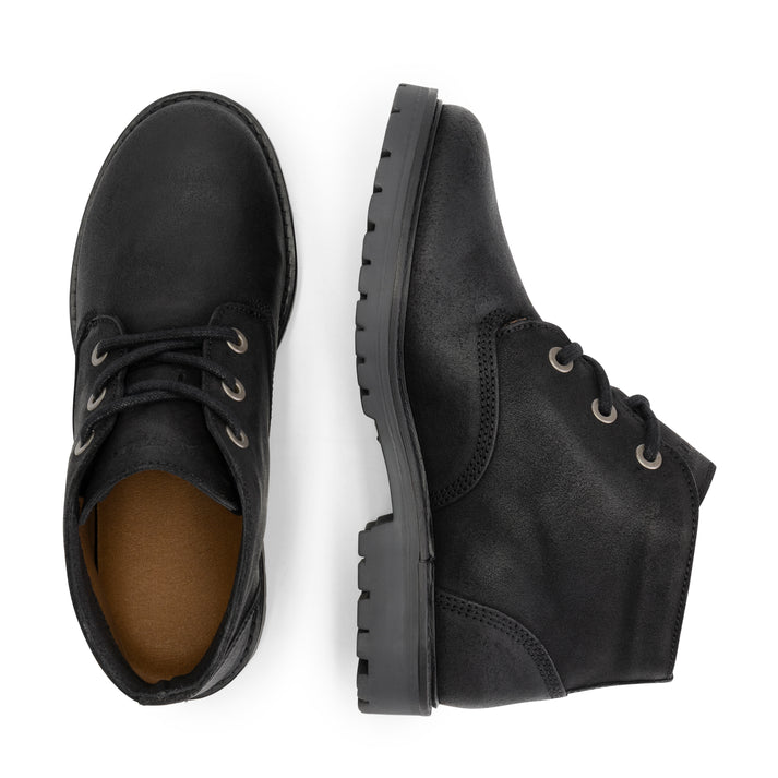 Travelin' Thorning - Leren Veterschoenen - Dames - Zwart