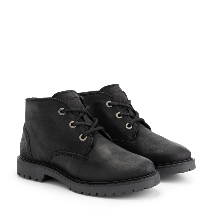 travelin' Thorning - Leren veterschoenen - Dames - Zwart