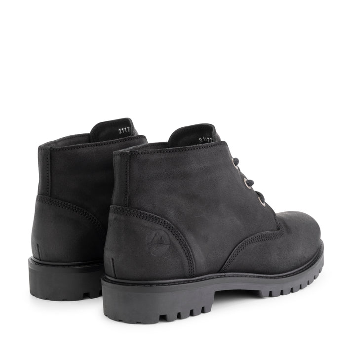 Travelin' Thorning - Leren Veterschoenen - Heren - Zwart