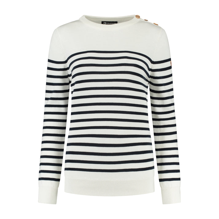 travelin' Vattern - Dun gebreide trui - Dames - Wit