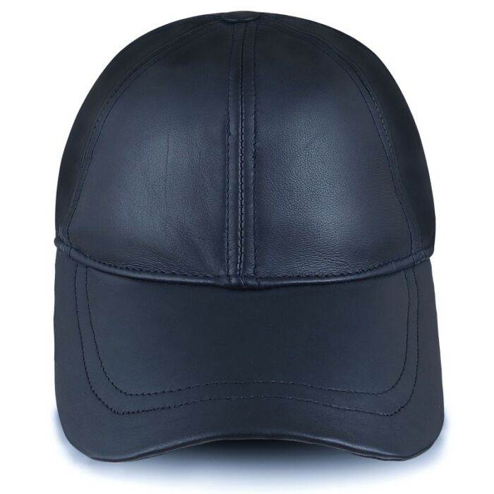 urban 5884 Leren pet donkerblauw unisex