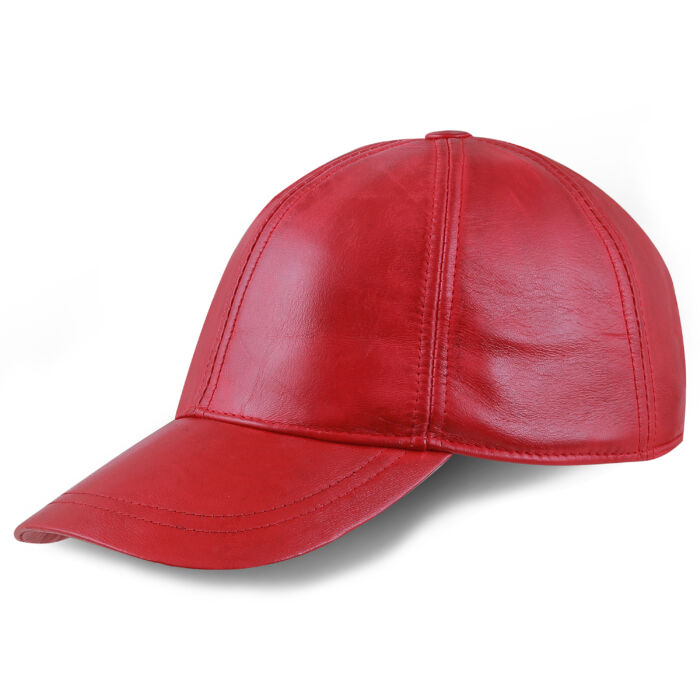 urban 5884 Leren pet rood unisex