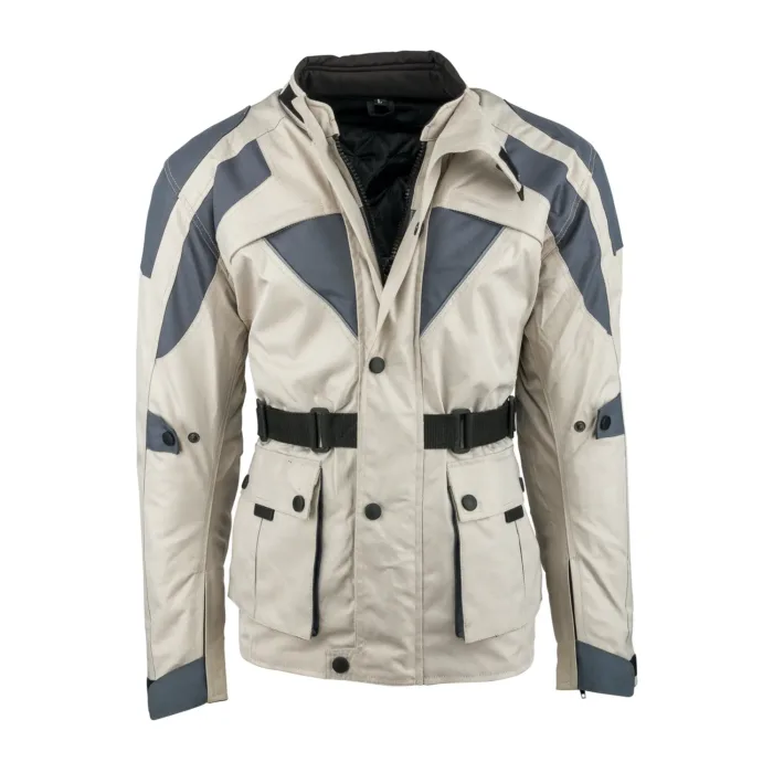 urban 5884 Reno cordura heren motorjas grijs