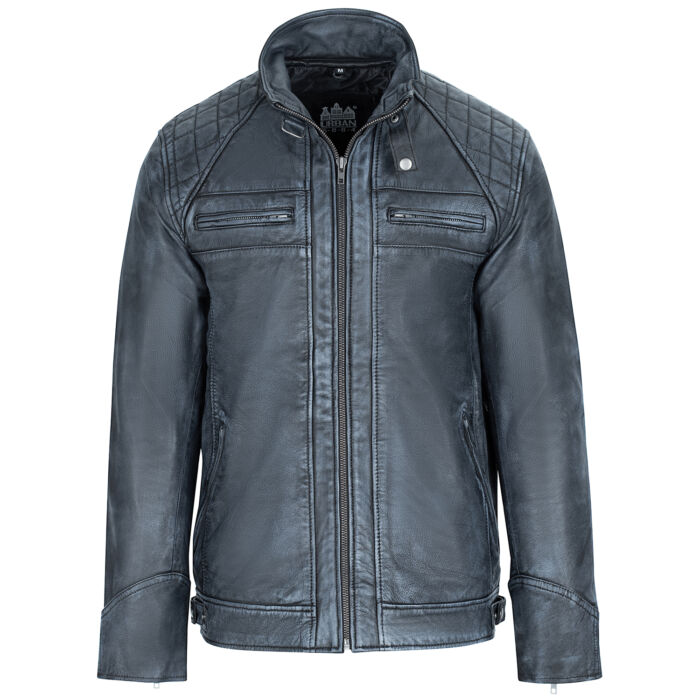 urban 5884 Skimo leren heren jas denim