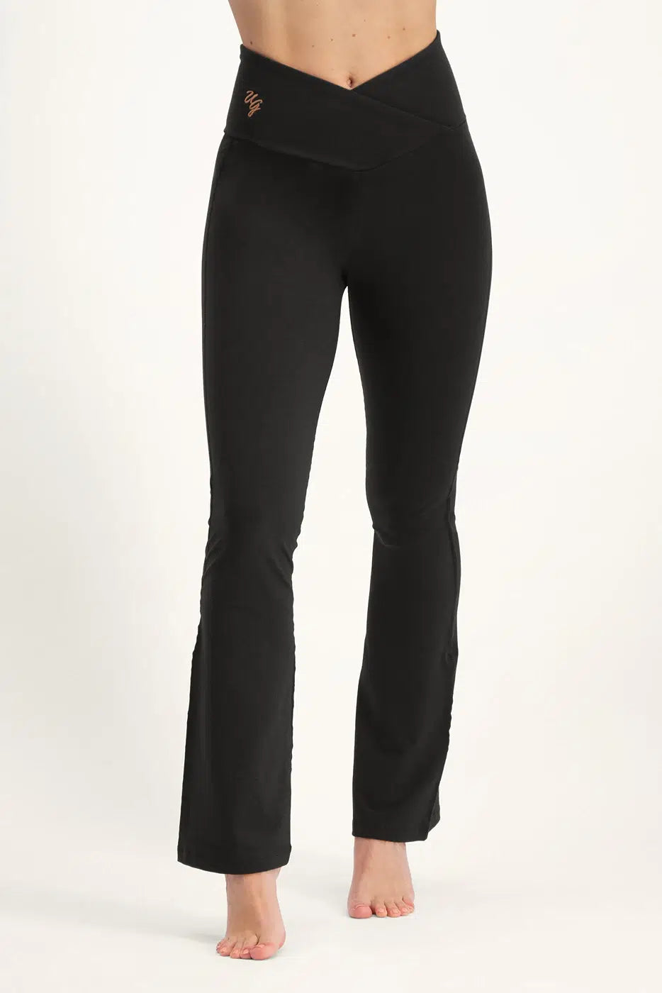 urban goddess Aura Flared Yoga Sportbroek – Onyx Black