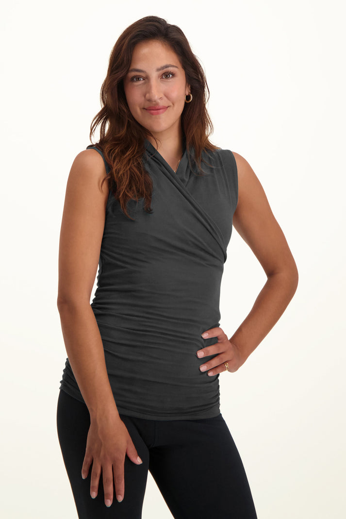 urban goddess Good Karma Yoga Top - Ash