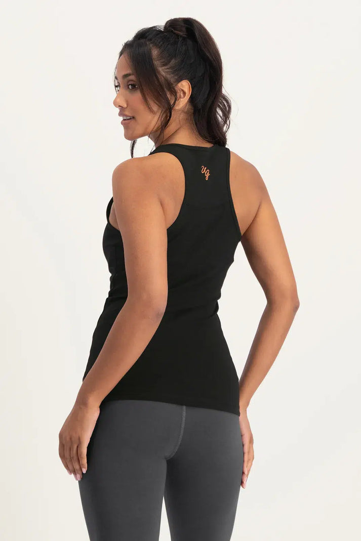 urban goddess OM Core Yoga Tank - Onyx Black