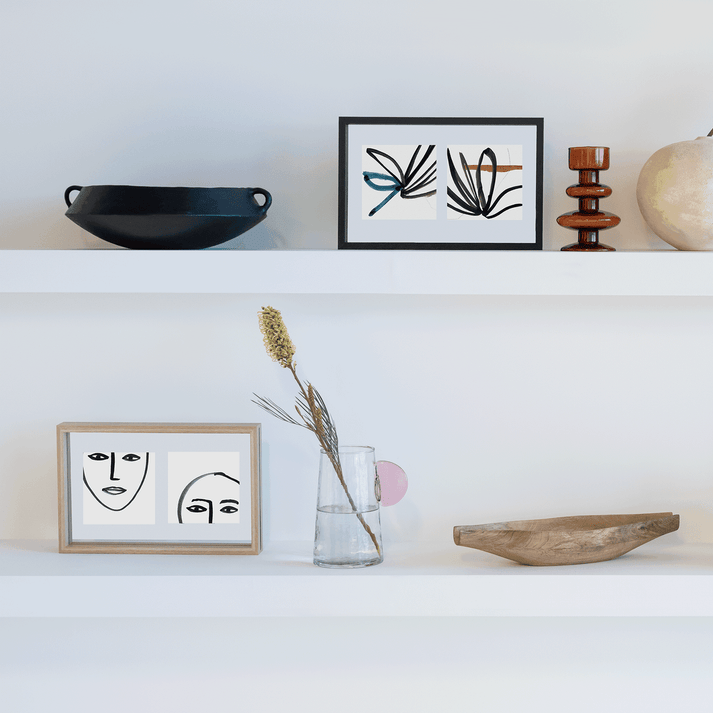 Urban Nature Culture Fotolijst Floating Minimalism Double Black