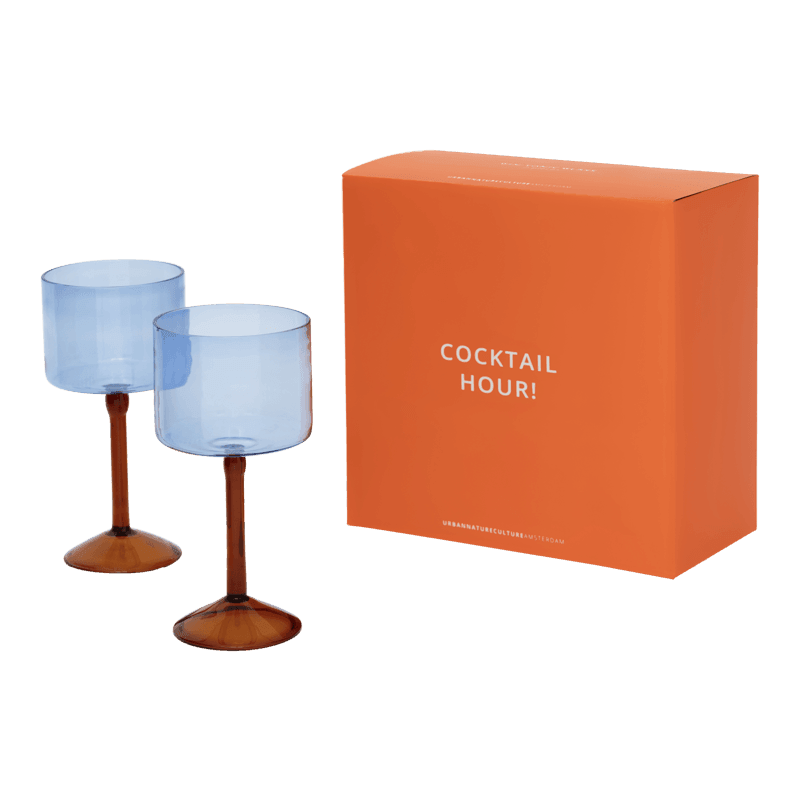 Urban Nature Culture Gin-tonic Cocktail Glas Set Van 2 In Geschenkverpakking