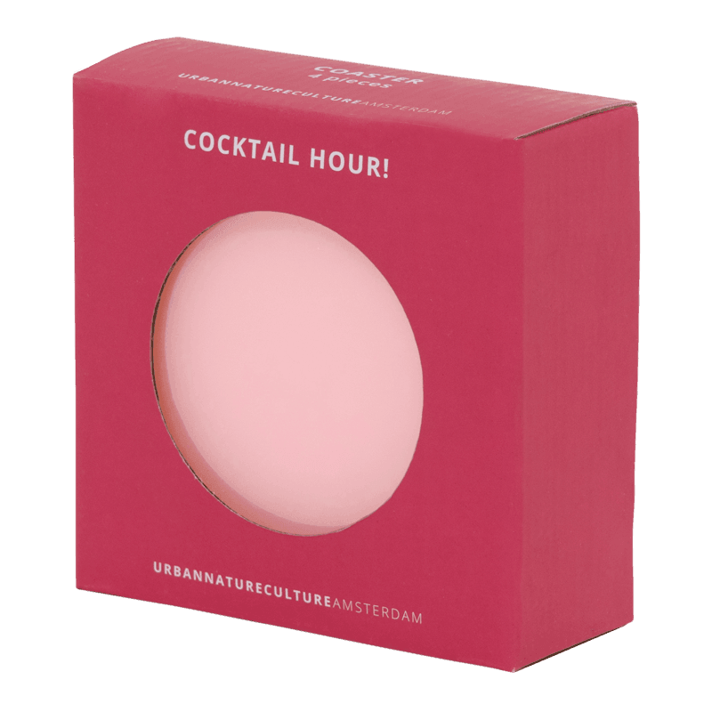 Urban Nature Culture Glazen Onderzetter Set Van 4 In Geschenkverpakking