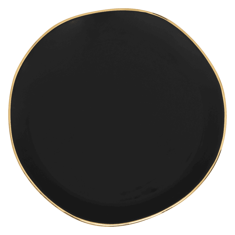 urban nature culture Good Morning bord Ø17 cm - Black