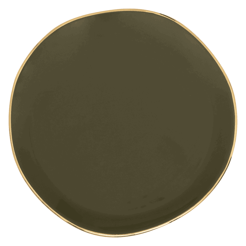 urban nature culture Good Morning bord Ø17 cm - Fir Green