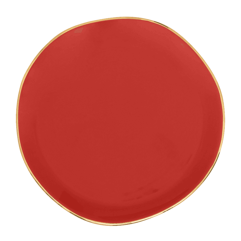 urban nature culture Good Morning bord Ø17 cm - Raspberry