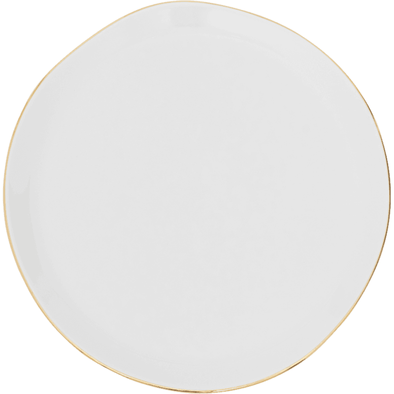 urban nature culture Good Morning bord Ø22.8 cm - White urban nature culture Good Morning bord Ø22.8 cm - White