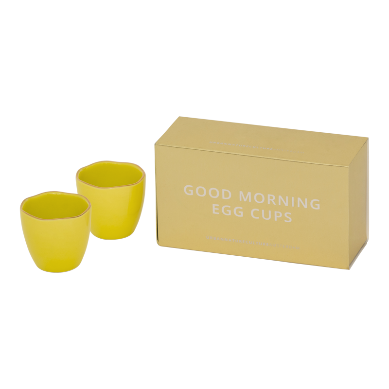 urban nature culture Good Morning eierdopje Limelight set van 2 In Cadeauverpakking