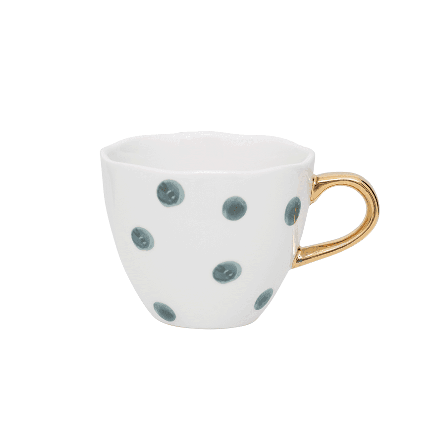 urban nature culture Good Morning kopje Coffee Ø8 cm - Blue Green White