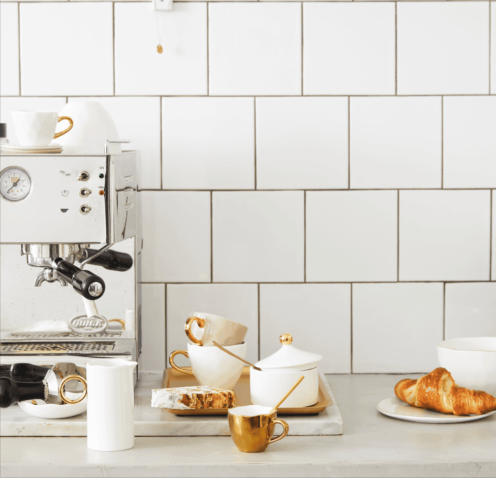 Urban Nature Culture Good Morning Kopje Espresso Ø6 Cm - Gold