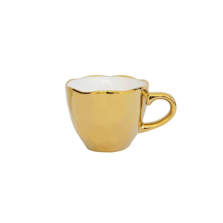 urban nature culture Good Morning kopje Espresso Ø6 cm - Gold