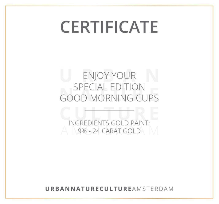 Urban Nature Culture Good Morning Kopje Special Edition Circle Gold Set Van 2 In Cadeauverpakking