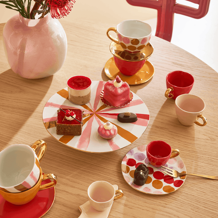 Urban Nature Culture Good Morning Kopjeopje Espresso Ø6 Cm - Raspberry