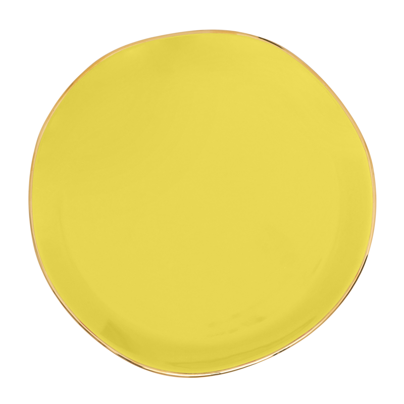 urban nature culture Good Morning plate Ø17 cm - Limelight