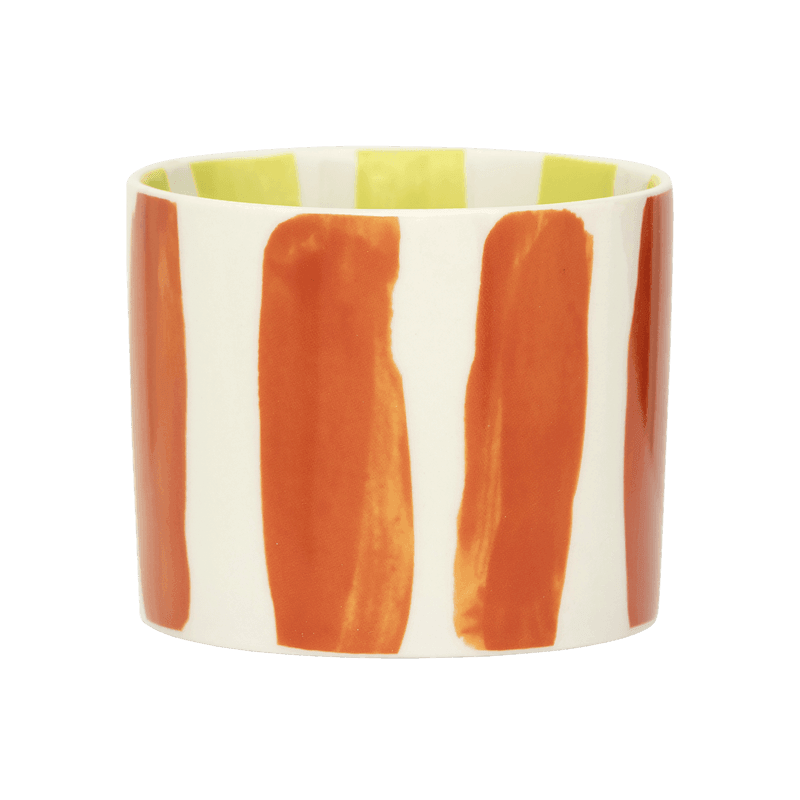 Urban Nature Culture LINDA. X UNC Mok Tazza With Printed Stripes Inside & Outside B