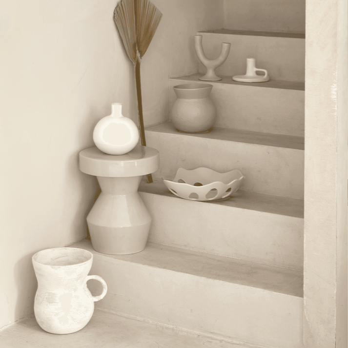 Urban Nature Culture Kandelaar Bubble White M