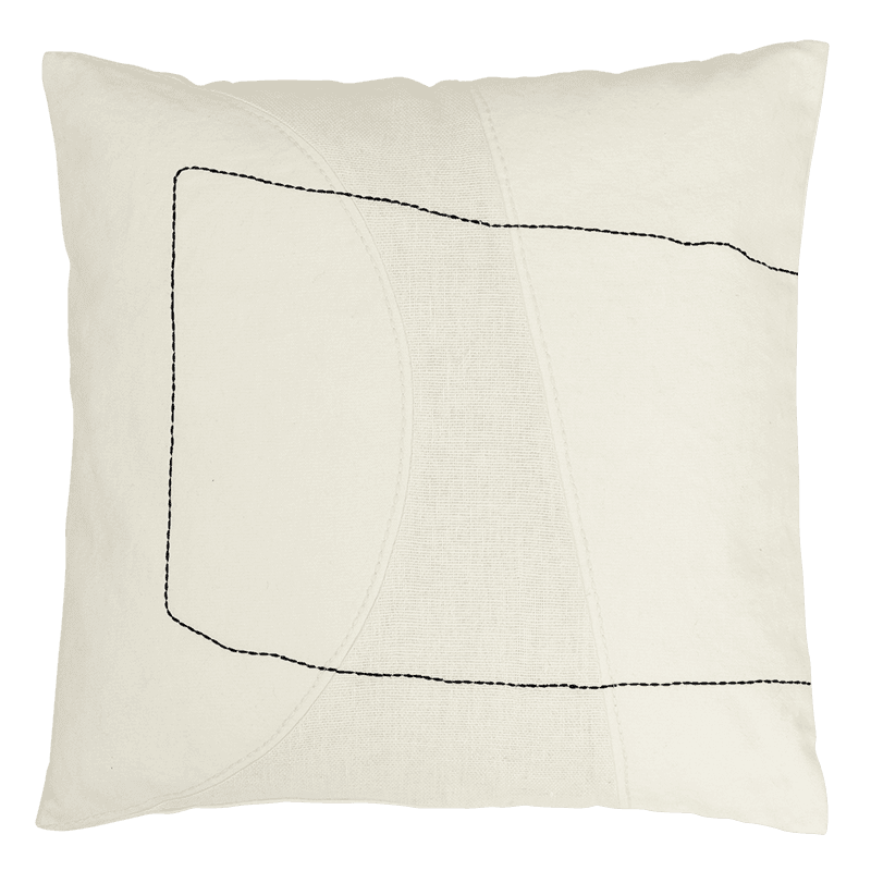 urban nature culture Kussen Ricamare Off White