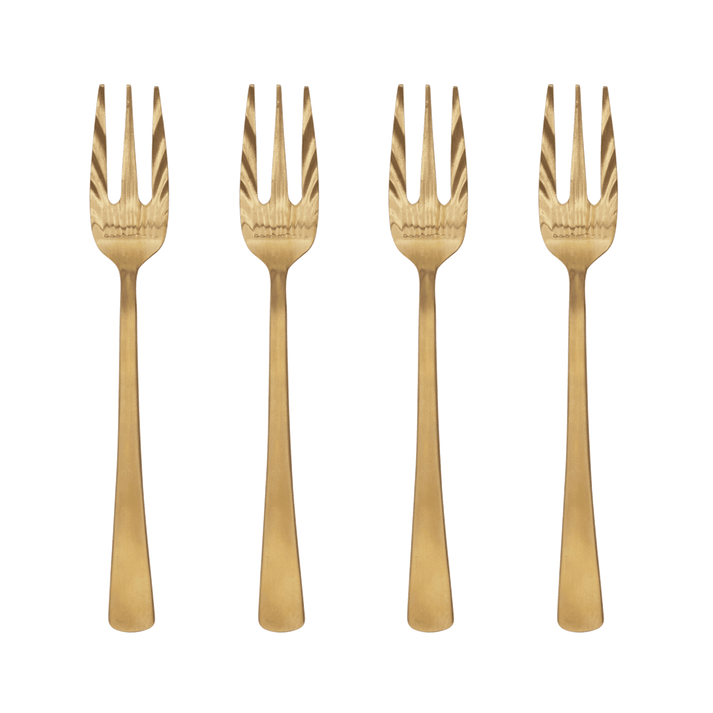 urban nature culture Vork goud set van 4 in cadeauverpakking