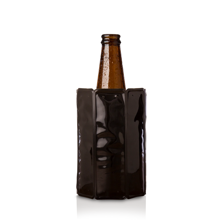 vacu vin Flexibele bierkoeler mini zwart