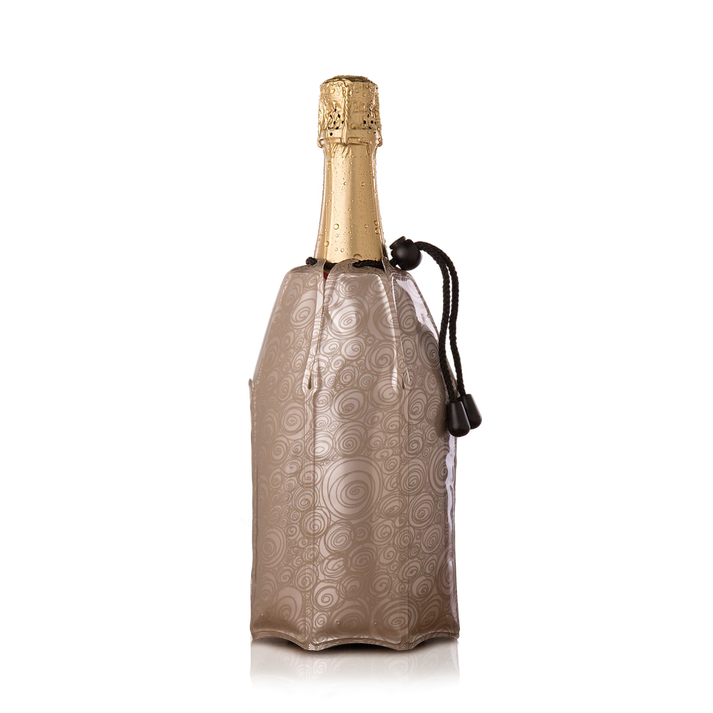 vacu vin Flexibele champagnekoeler platinum