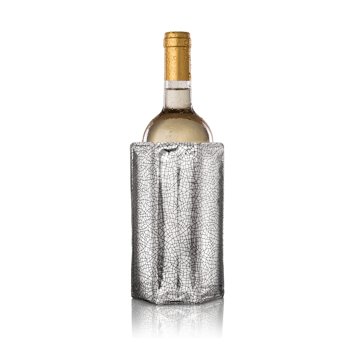 vacu vin Flexibele wijnkoeler silver