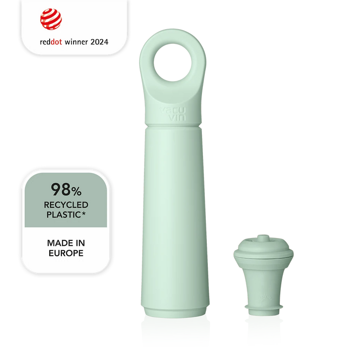 vacu vin Wijn vacuümpomp Loop jade