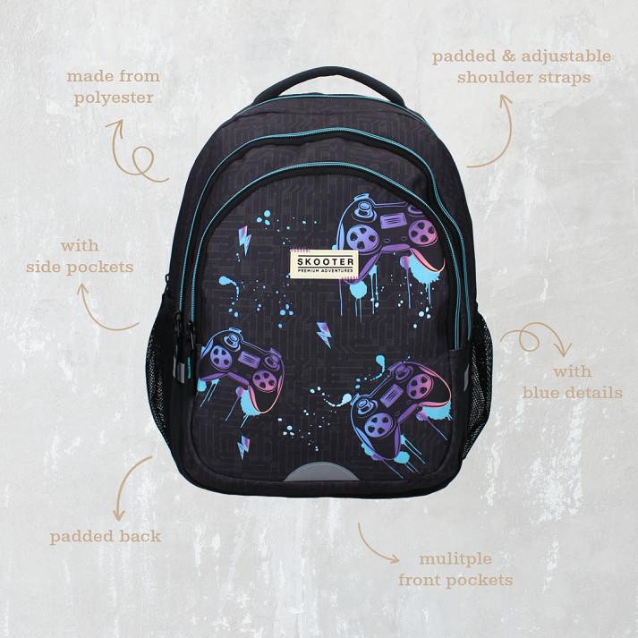 Vadobag Rugzak Skooter Game Face On (2 Cpts)