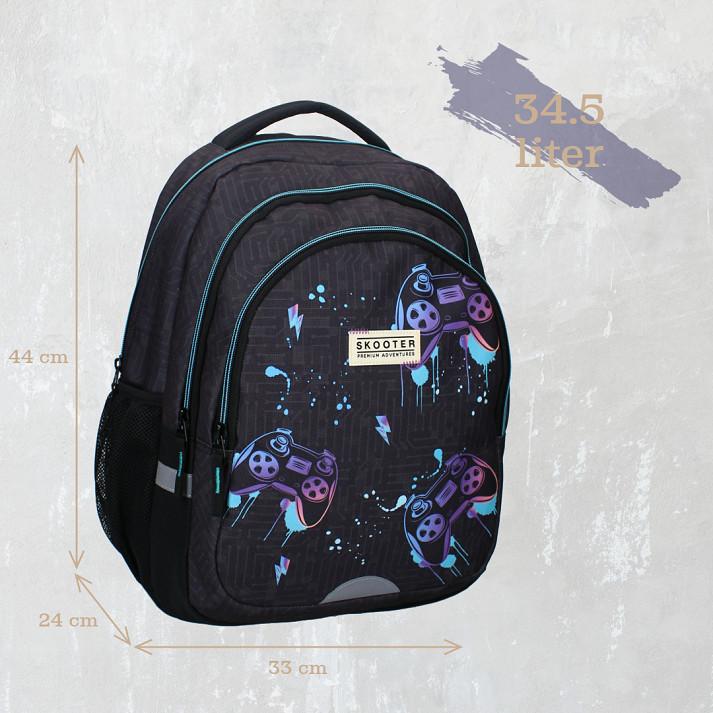 Vadobag Rugzak Skooter Game Face On (2 Cpts)