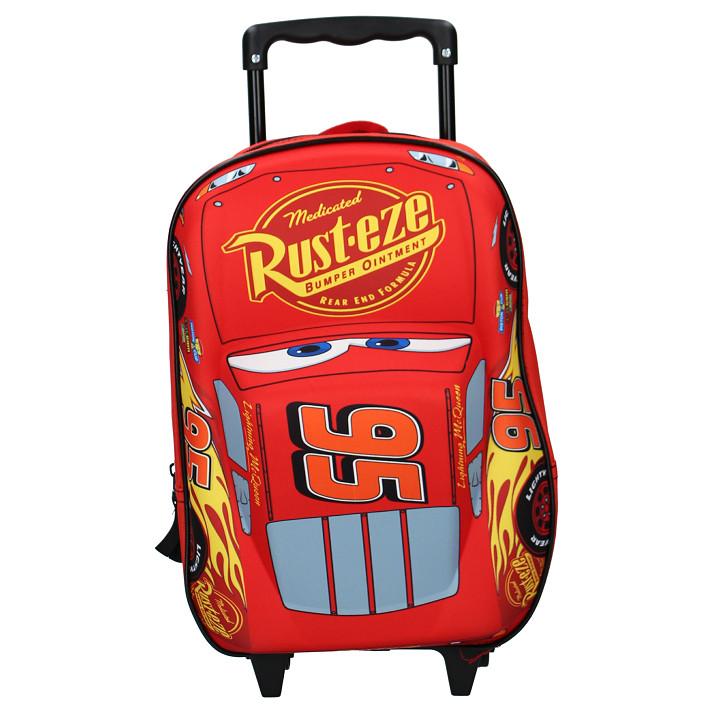 Vadobag Trolley Rugzak 3D Cars 3 Piston Cup