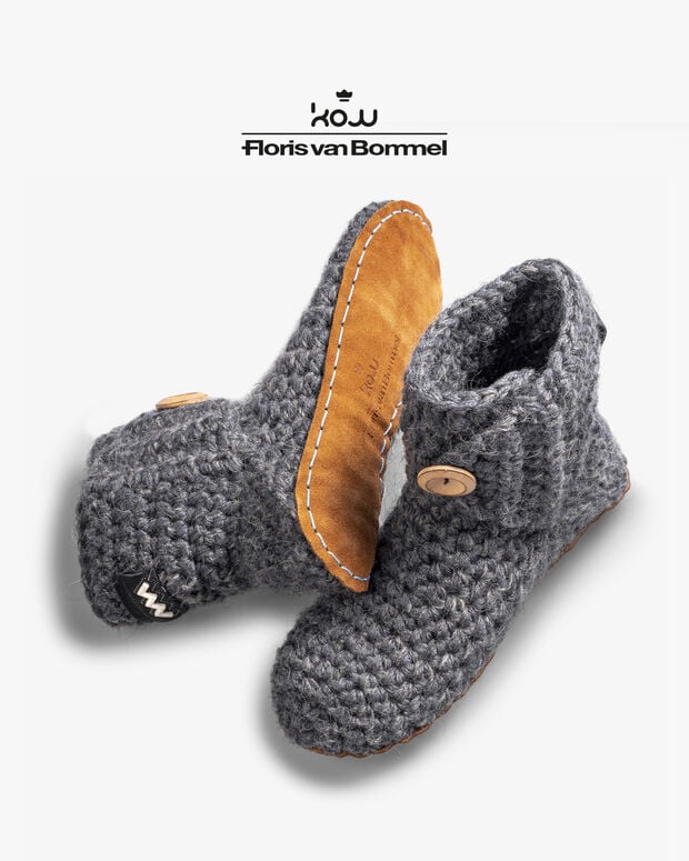van bommel Kingdom Of Wow sloffen donkergrijs Donkergrijs