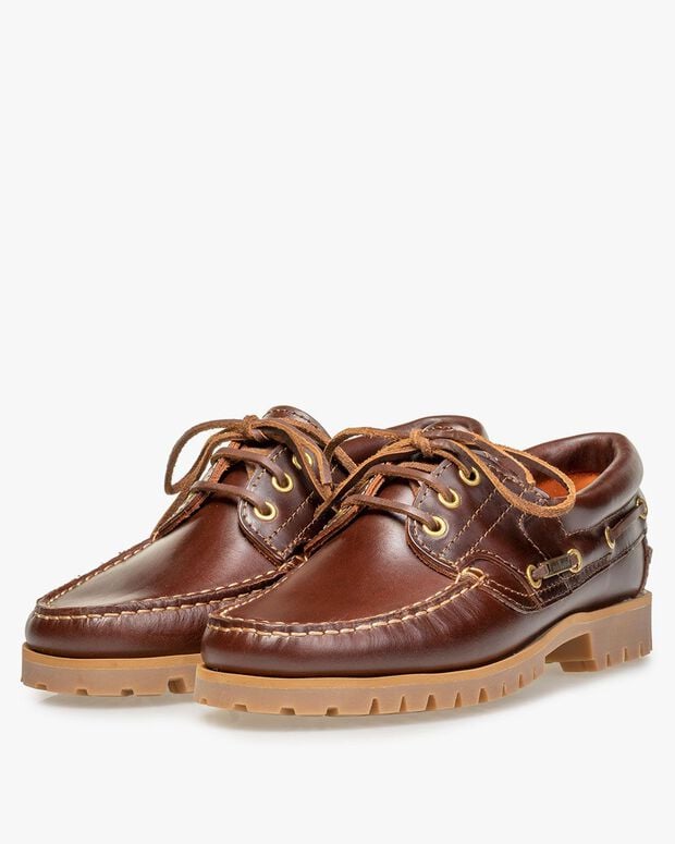 van bommel Boat Shoe 01.20 Roodbruin