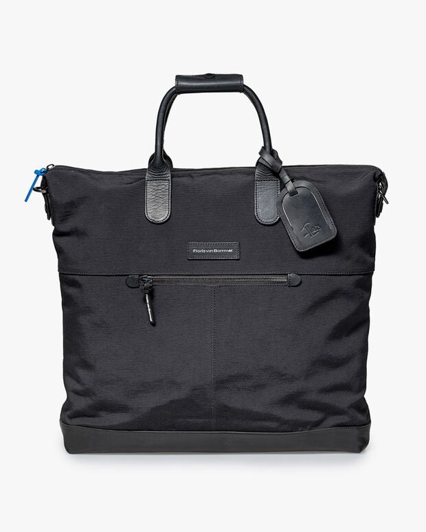 Van Bommel Tote Bag Textiel Zwart Zwart